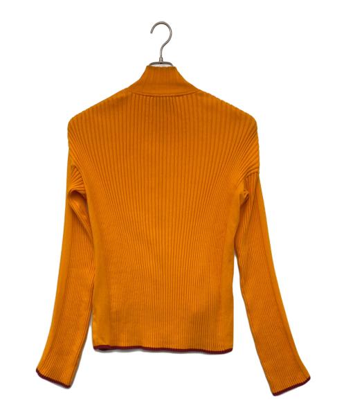 WALES BONNER（ウェールズボナー）WALES BONNER (ウェールズボナー) ジップアップニット オレンジ サイズ:Mの古着・服飾アイテム