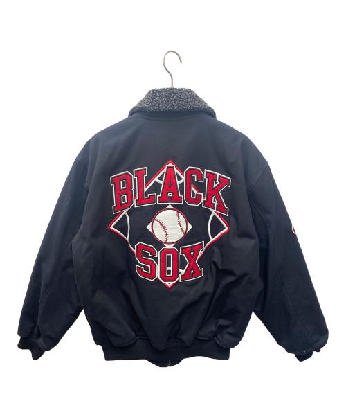Stall&Dean（ストールアンドディーン）Stall&Dean (ストールアンドディーン) スタジャン ブラック×レッド サイズ:XLの古着・服飾アイテム