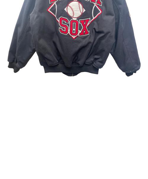 Stall&Dean（ストールアンドディーン）Stall&Dean (ストールアンドディーン) スタジャン ブラック×レッド サイズ:XLの古着・服飾アイテム