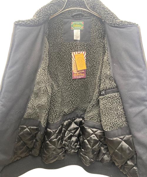 Stall&Dean（ストールアンドディーン）Stall&Dean (ストールアンドディーン) スタジャン ブラック×レッド サイズ:XLの古着・服飾アイテム