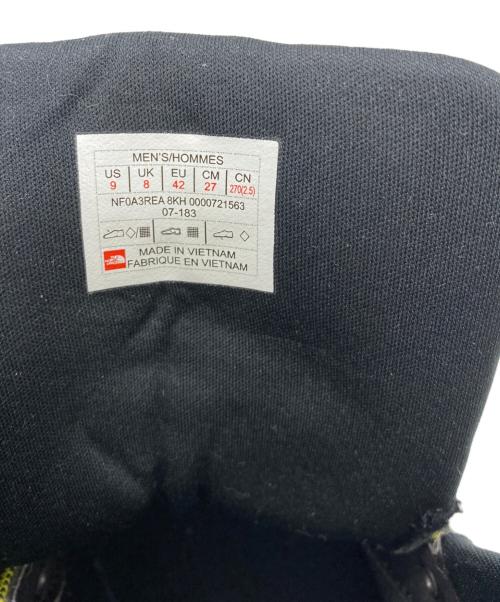 THE NORTH FACE（ザ ノース フェイス）THE NORTH FACE (ザ ノース フェイス) トレッキングブーツ 黄緑×ブラック サイズ:27cmの古着・服飾アイテム