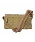 GUCCI (グッチ) ウエストポーチ ゴールド×ベージュ：20000円