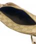 中古・古着 GUCCI (グッチ) ウエストポーチ ゴールド×ベージュ：20000円