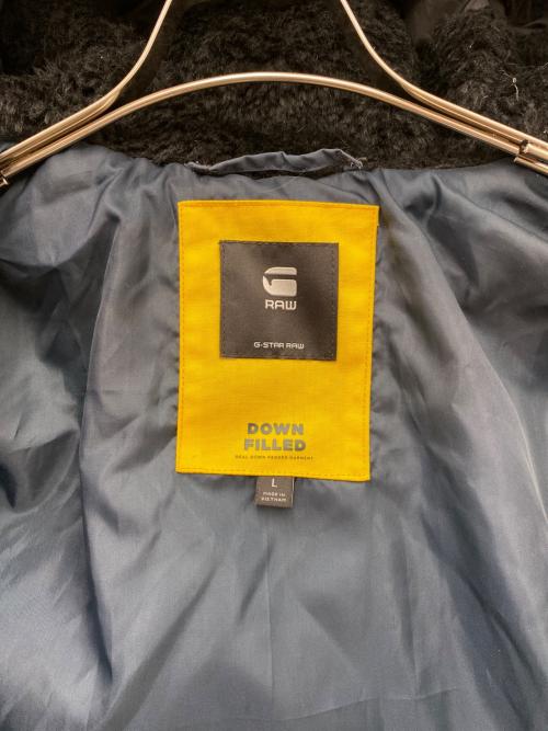 G-STAR RAW（ジースターロゥ）G-STAR RAW (ジースターロゥ) ダウンジャケット ネイビー サイズ:Lの古着・服飾アイテム