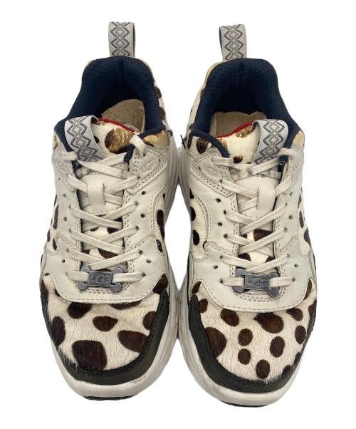 UGG（アグ）UGG (アグ) ダルメシアンスニーカー ブラウン×ホワイト サイズ:23cmの古着・服飾アイテム