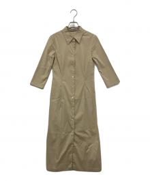 JIL SANDER（ジルサンダー）の古着「シャツワンピース」｜ベージュ