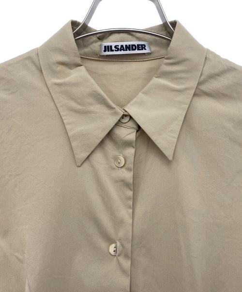 JIL SANDER（ジルサンダー）JIL SANDER (ジルサンダー) シャツワンピース ベージュ サイズ:34の古着・服飾アイテム