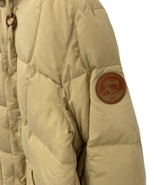 stussy（ステューシー）stussy (ステューシー) 中綿ジャケット ベージュ サイズ:表記無しの古着・服飾アイテム