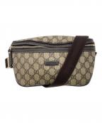 GUCCIグッチ）の古着「ウエストバッグ」｜ベージュ
