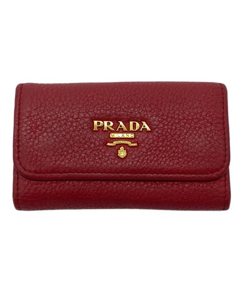 PRADA（プラダ）PRADA (プラダ) キーケース レッドの古着・服飾アイテム