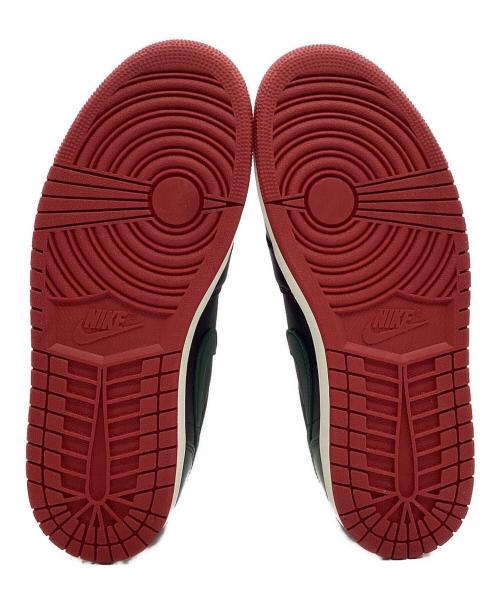 NIKE（ナイキ）NIKE (ナイキ) AIR JORDAN 1 RETRO LOW ブラック×グリーン×レッド サイズ:US 11 未使用品の古着・服飾アイテム