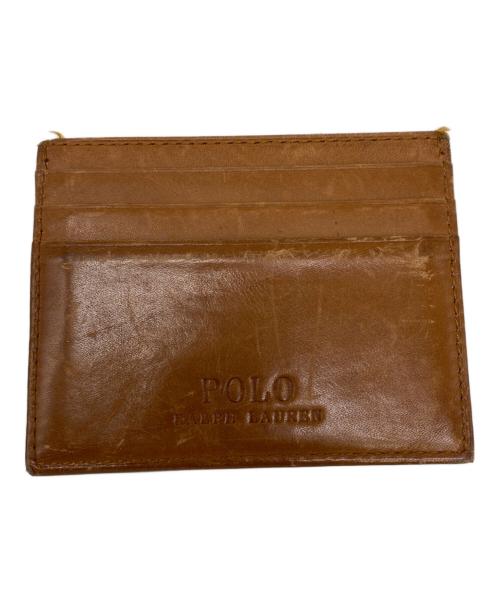 POLO RALPH LAUREN（ポロ・ラルフローレン）POLO RALPH LAUREN (ポロ・ラルフローレン) カードケース ブラウン サイズ:表記無しの古着・服飾アイテム