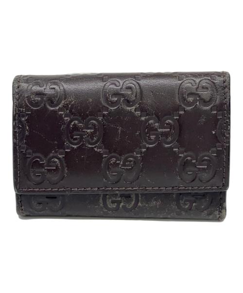 GUCCI（グッチ）GUCCI (グッチ) 6連キーケース ブラウン サイズ:表記無しの古着・服飾アイテム