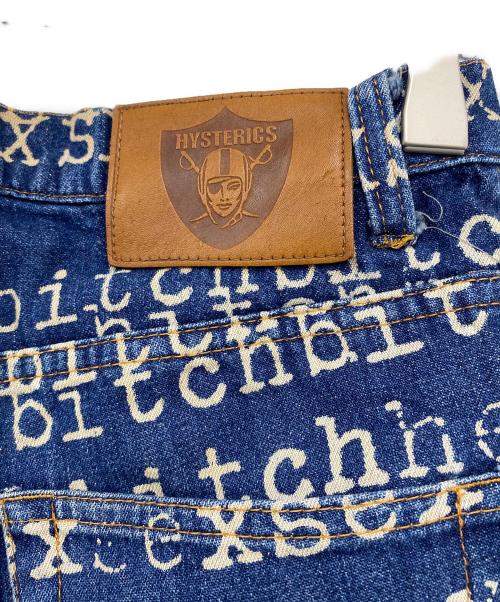 hysterics（ヒステリックス）hysterics (ヒステリックス) フレアデニム インディゴ サイズ:Ｓの古着・服飾アイテム