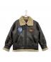 ALPHA（アルファ）の古着「B-3 パッチドフェイクムートン」｜ブラック