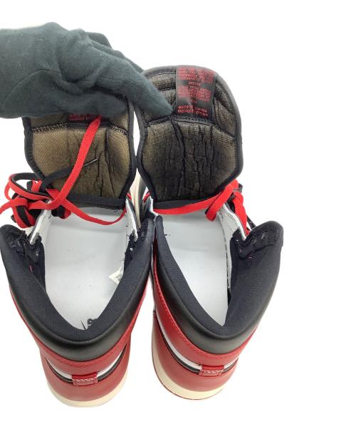 NIKE（ナイキ）NIKE (ナイキ) AIR JORDAN1 レッド×ブラック サイズ:27cmの古着・服飾アイテム
