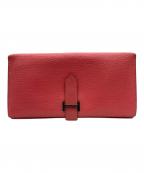 HERMESエルメス）の古着「長財布」｜ピンク