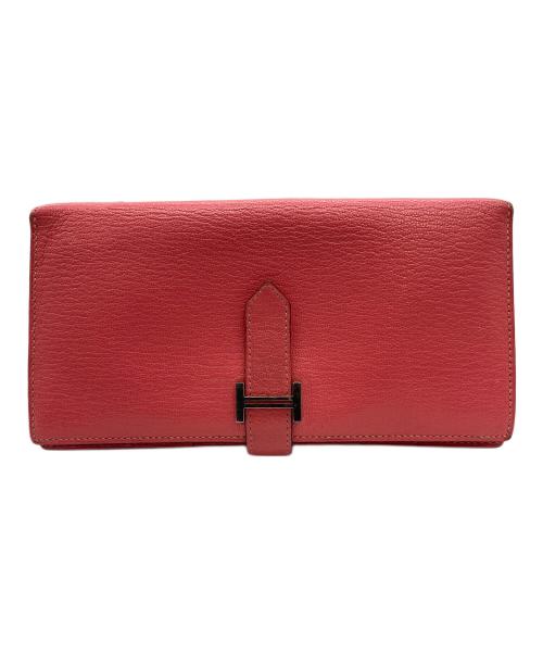 HERMES（エルメス）HERMES (エルメス) 長財布 ピンクの古着・服飾アイテム