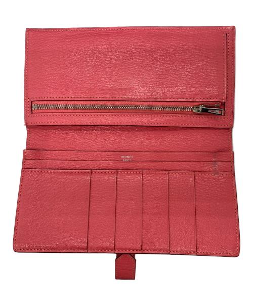 HERMES（エルメス）HERMES (エルメス) 長財布 ピンクの古着・服飾アイテム