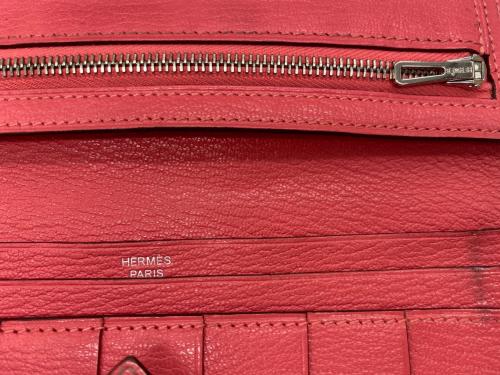 HERMES（エルメス）HERMES (エルメス) 長財布 ピンクの古着・服飾アイテム