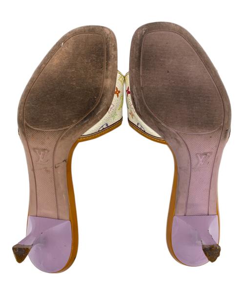 LOUIS VUITTON（ルイ ヴィトン）LOUIS VUITTON (ルイ ヴィトン) サンダル ベージュ×ブラウン サイズ:35 1/2の古着・服飾アイテム
