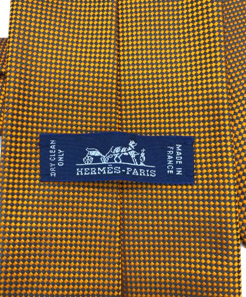 HERMES（エルメス）HERMES (エルメス) ネクタイ オレンジ サイズ:-の古着・服飾アイテム