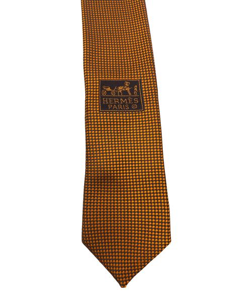 HERMES（エルメス）HERMES (エルメス) ネクタイ オレンジ サイズ:-の古着・服飾アイテム