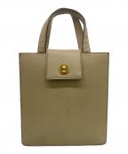 BVLGARIブルガリ）の古着「トートバッグ」｜ベージュ