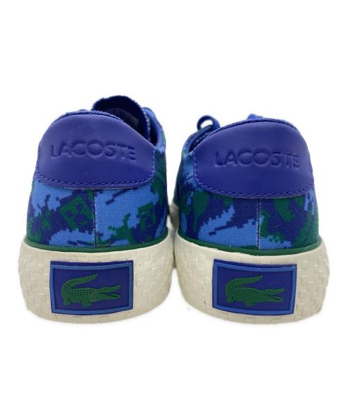 LACOSTE（ラコステ）LACOSTE (ラコステ) MINECRAFT (マインクラフト) ローカットスニーカー ブルー サイズ:25cm 未使用品の古着・服飾アイテム