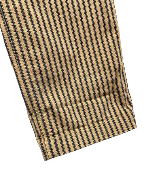 STUDIO D'ARTISAN（ステュディオダルチザン）STUDIO D'ARTISAN (ステュディオダルチザン) ストライプパンツ ブラウン サイズ:34の古着・服飾アイテム