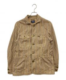 STUDIO D'ARTISAN（ステュディオダルチザン）の古着「カバーオール」｜ブラウン×ネイビー