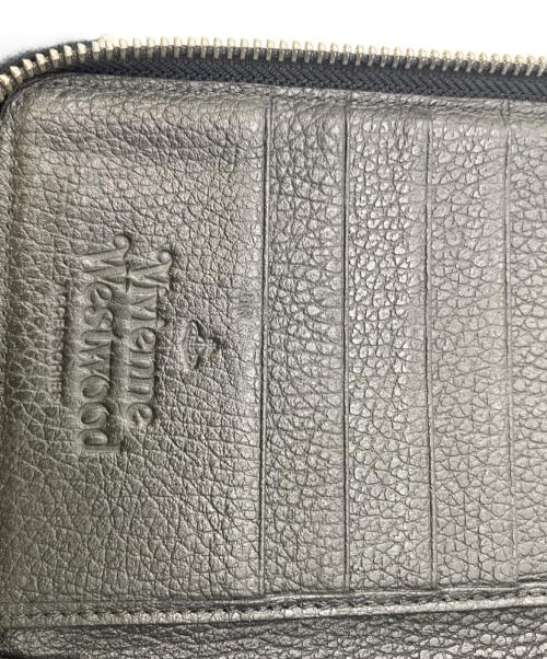 Vivienne Westwood（ヴィヴィアンウエストウッド）Vivienne Westwood (ヴィヴィアンウエストウッド) MILANO TRAVEL ZIP ROUND ブラックの古着・服飾アイテム