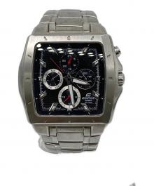 EDIFICE×CASIO（エディフィス×カシオ）の古着「腕時計」｜ブラック