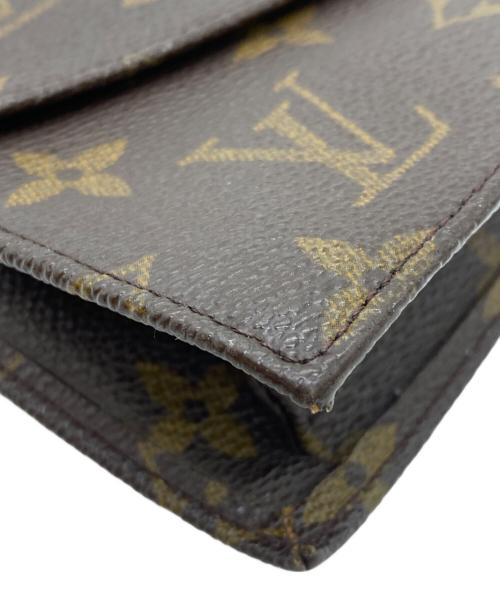 LOUIS VUITTON（ルイ ヴィトン）LOUIS VUITTON (ルイ ヴィトン) クラッチバッグ ブラウン サイズ:表記無しの古着・服飾アイテム
