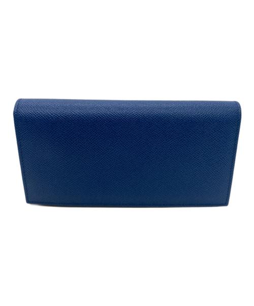 DOLCE & GABBANA（ドルチェ＆ガッバーナ）DOLCE & GABBANA (ドルチェ＆ガッバーナ) ラウンドファスナー長財布 ブルー サイズ:表記無しの古着・服飾アイテム