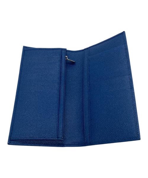 DOLCE & GABBANA（ドルチェ＆ガッバーナ）DOLCE & GABBANA (ドルチェ＆ガッバーナ) ラウンドファスナー長財布 ブルー サイズ:表記無しの古着・服飾アイテム