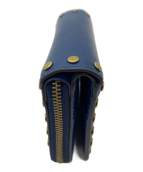 COACH（コーチ）COACH (コーチ) 2つ折り財布 ブルーの古着・服飾アイテム