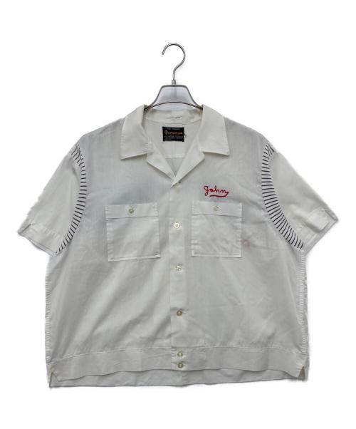 OLYMPIAN（オリンピアン）OLYMPIAN (オリンピアン) 【古着】ボーリングシャツ ホワイト サイズ:XLの古着・服飾アイテム