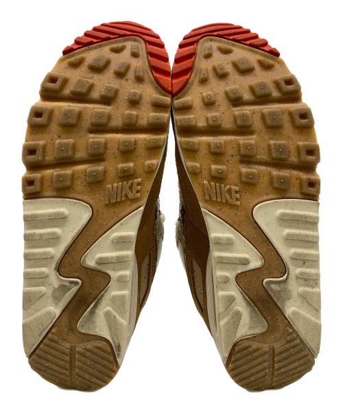 NIKE（ナイキ）NIKE (ナイキ) WMNS AIR MAX 90 PALE IVORY ブラウン×ホワイト サイズ:28cmの古着・服飾アイテム