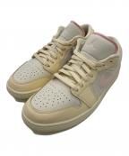 NIKEナイキ）の古着「WMNS AIR JORDAN 1 LOW SE」｜クリーム×ピンク