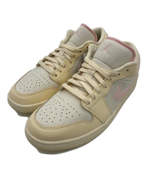NIKE（ナイキ）NIKE (ナイキ) WMNS AIR JORDAN 1 LOW SE クリーム×ピンク サイズ:28.5㎝の古着・服飾アイテム