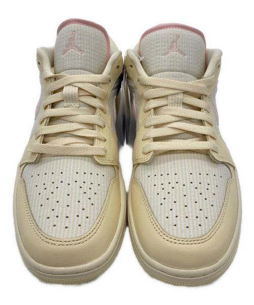 NIKE（ナイキ）NIKE (ナイキ) WMNS AIR JORDAN 1 LOW SE クリーム×ピンク サイズ:28.5㎝の古着・服飾アイテム