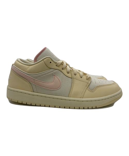 NIKE（ナイキ）NIKE (ナイキ) WMNS AIR JORDAN 1 LOW SE クリーム×ピンク サイズ:28.5㎝の古着・服飾アイテム
