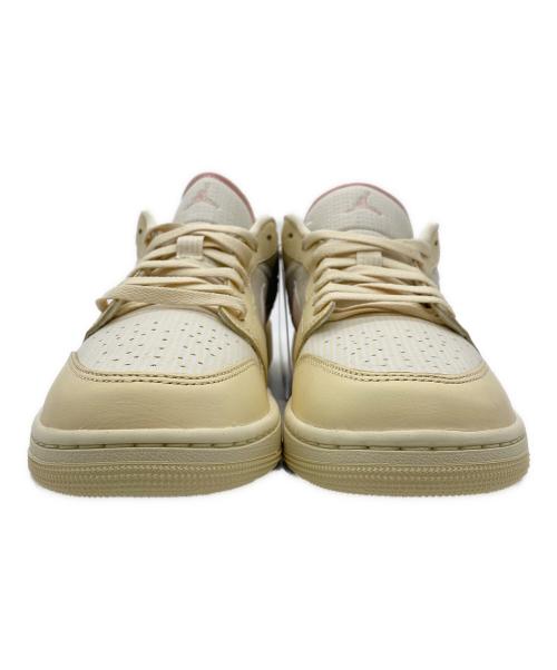 NIKE（ナイキ）NIKE (ナイキ) WMNS AIR JORDAN 1 LOW SE クリーム×ピンク サイズ:28.5㎝の古着・服飾アイテム