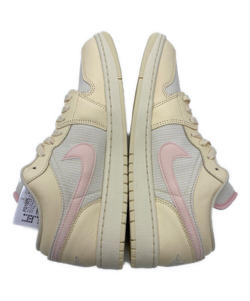 NIKE（ナイキ）NIKE (ナイキ) WMNS AIR JORDAN 1 LOW SE クリーム×ピンク サイズ:28.5㎝の古着・服飾アイテム