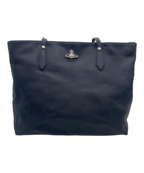 Vivienne Westwood（ヴィヴィアンウエストウッド）Vivienne Westwood (ヴィヴィアンウエストウッド) トートバッグ ネイビーの古着・服飾アイテム