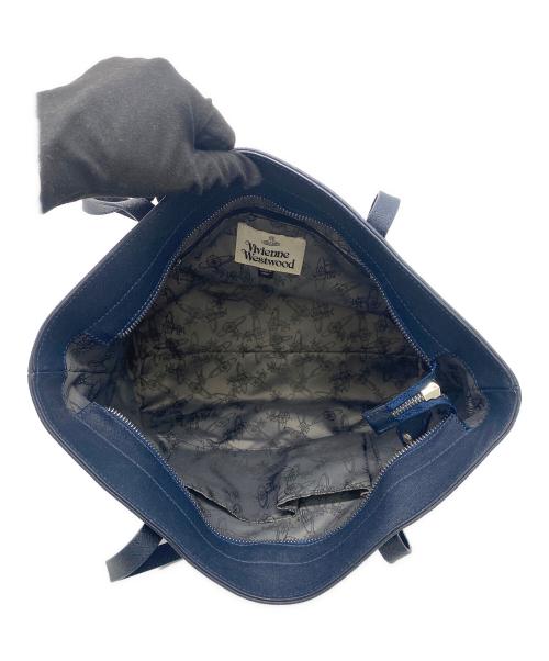 Vivienne Westwood（ヴィヴィアンウエストウッド）Vivienne Westwood (ヴィヴィアンウエストウッド) トートバッグ ネイビーの古着・服飾アイテム