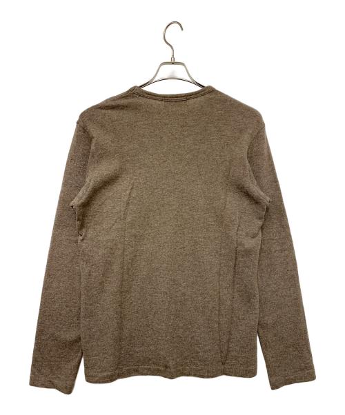 Y's for men（ワイズフォーメン）Y's for men (ワイズフォーメン) ロングスリーブニット ブラウン サイズ:Ｍの古着・服飾アイテム