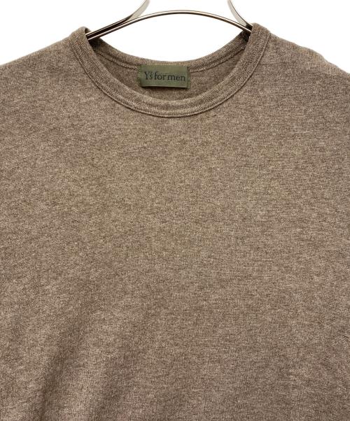 Y's for men（ワイズフォーメン）Y's for men (ワイズフォーメン) ロングスリーブニット ブラウン サイズ:Ｍの古着・服飾アイテム