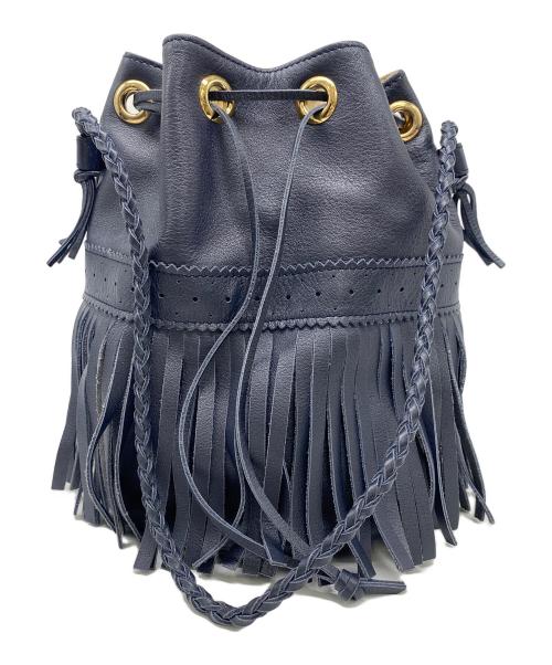 J&M DAVIDSON（ジェイ＆エム デヴィッドソン）J&M DAVIDSON (ジェイ＆エム デヴィッドソン) セミショルダーバッグ ネイビーの古着・服飾アイテム